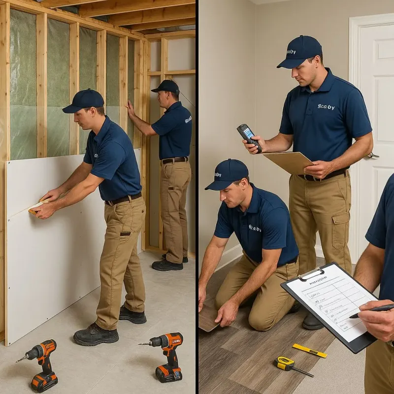 Repairs and Reconstruction process in Moreland, ID